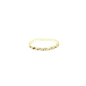 Cross sold. 14K Gold-Diamond Ring. Size 6